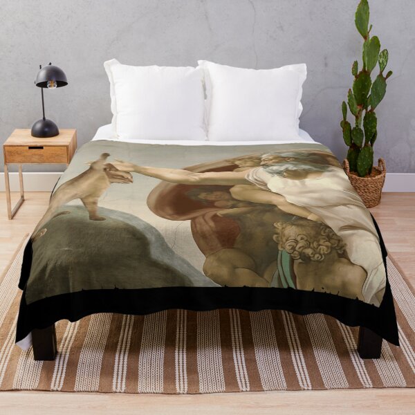Item preview, Creation Of Adam Cat Parody Funny Renaissance Art Cat Lover designed and sold by ZadehsiGG.