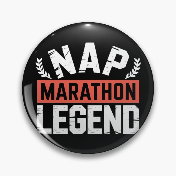 Item preview, Nap Marathon Legend – Funny Sleeping Lazy Champion Design designed and sold by LoFizzy.