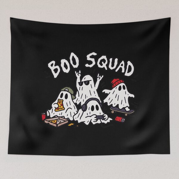 Item preview, Boo Squad Cute Ghost Halloween designed and sold by MonkiFlipp.