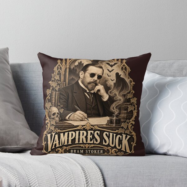 Item preview, Bram Stoker - 'Vampires Suck"  designed and sold by Kzacreative.
