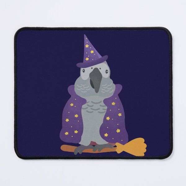 Item preview, Halloween African grey Parrot Illustration  designed and sold by FandomizedRose.