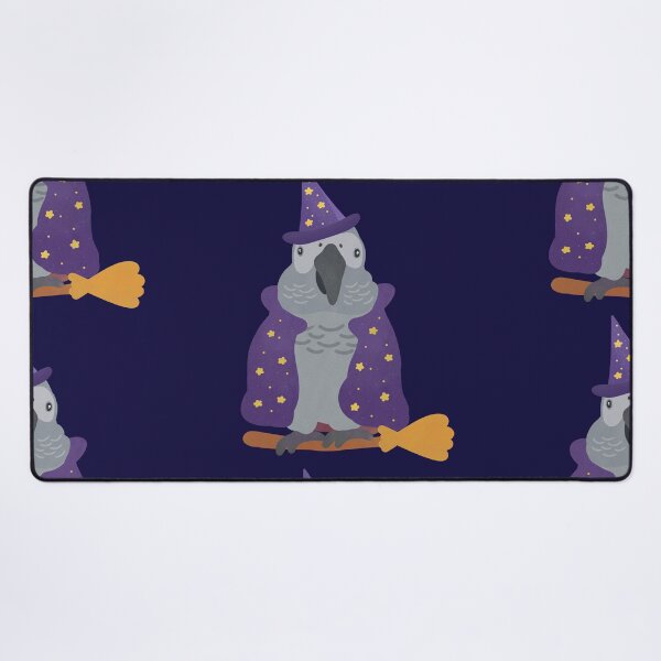 Item preview, Halloween African grey Parrot Illustration designed and sold by FandomizedRose.