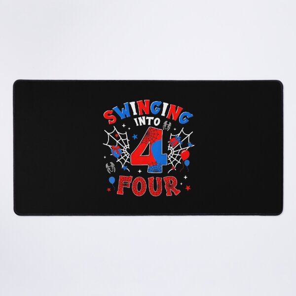 Item preview, Swinging Into Four Spider Fourth Birthday Celebration designed and sold by OddPopARt.