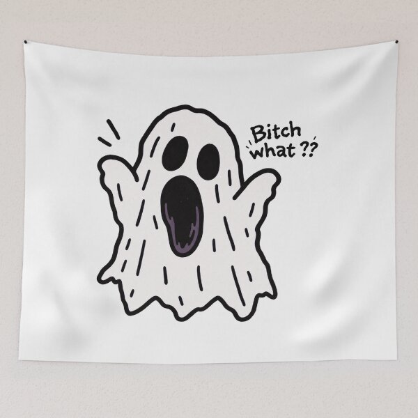 Item preview, Bitch What Funny Ghost Halloween designed and sold by MonkiFlipp.