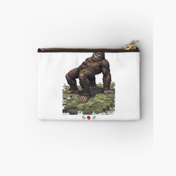 Item preview, Funny Grumpy Bigfoot Doing Yoga Bridge Pose Sasquatch designed and sold by Whimsy Trail Co.