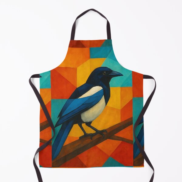 Item preview, Magpie bird - a Geometric illustration. designed and sold by GalleryKauffeld.