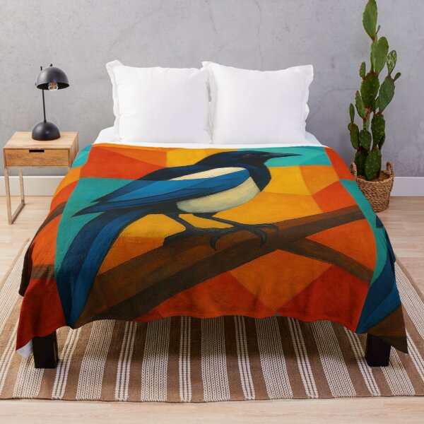 Item preview, Magpie bird - a Geometric illustration. designed and sold by GalleryKauffeld.