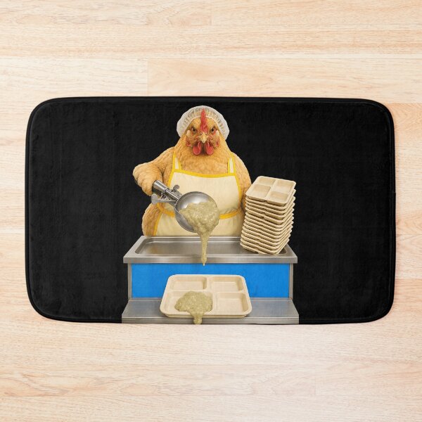 Item preview, Funny Chicken Lunch Lady School Cafeteria designed and sold by ZadehsiGG.