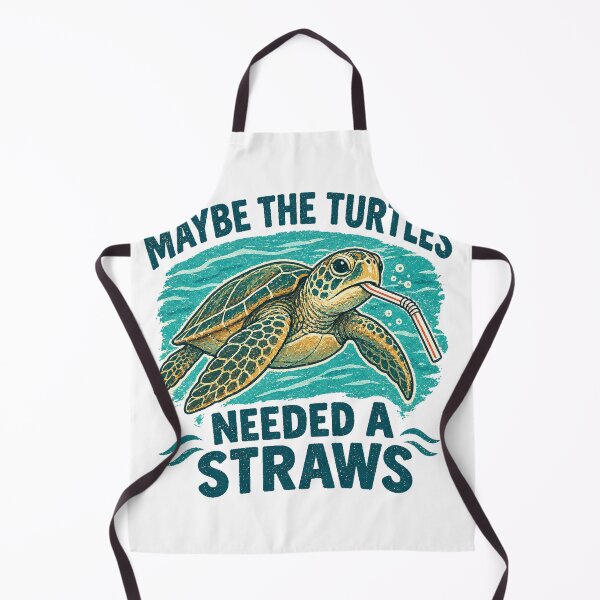 Item preview, MAYBE THE TURTLES NEEDED A STRAWS designed and sold by erkinmaddison.