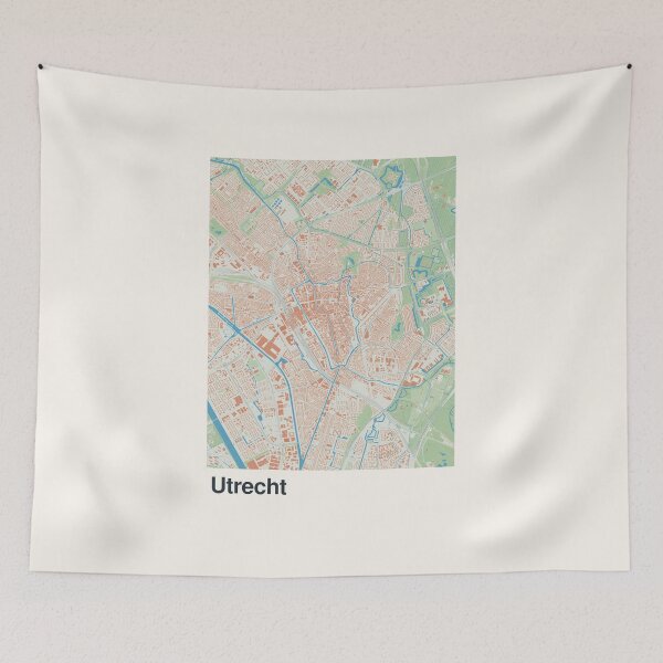 Item preview, Utrecht Minimalistic Map Art designed and sold by MapsNerd.