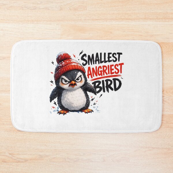 Item preview, Smallest Angriest Bird Funny Angry Bird Winter Beanie designed and sold by belladesign7.