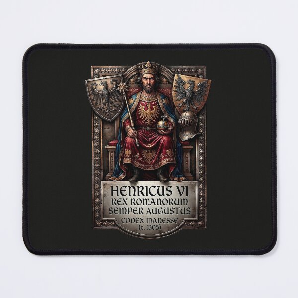 Item preview, Henricus VI | Rex Romanorum Semper Augustus | Codex Manesse Medieval Art Style designed and sold by Marginalia Workshop.