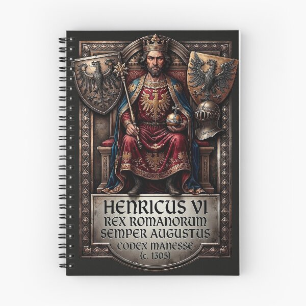 Item preview, Henricus VI | Rex Romanorum Semper Augustus | Codex Manesse Medieval Art Style designed and sold by Marginalia Workshop.