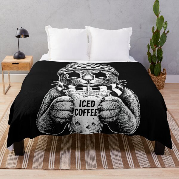 Item preview, Iced Coffee Cat Lover Feline Coffee Drinker designed and sold by ZadehsiGG.