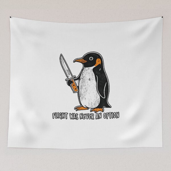 Item preview, Funny Penguin Flight Was Never an Option designed and sold by 68MadagascarZoo.