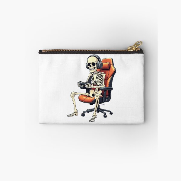 Item preview, Skeleton Gamer Playing Video Games Halloween Humor designed and sold by OddPopARt.