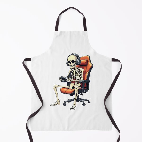 Item preview, Skeleton Gamer Playing Video Games Halloween Humor designed and sold by OddPopARt.