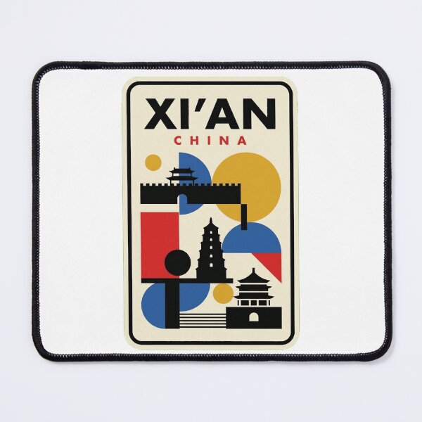 Item preview, Retro Xi'An Bauhaus Geometric Skyline designed and sold by k3rstman1.