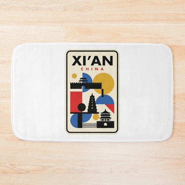 Item preview, Retro Xi'An Bauhaus Geometric Skyline designed and sold by k3rstman1.