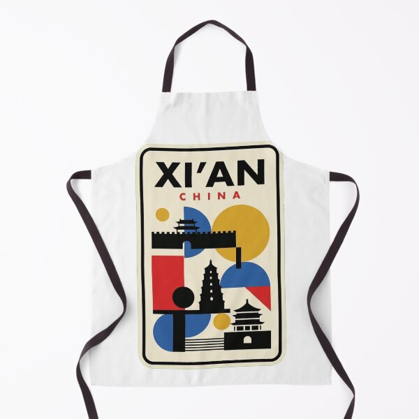 Item preview, Retro Xi'An Bauhaus Geometric Skyline designed and sold by k3rstman1.
