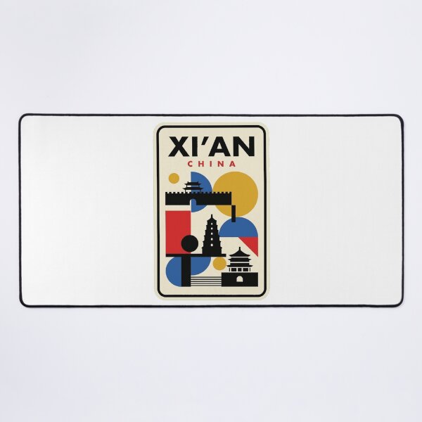 Item preview, Retro Xi'An Bauhaus Geometric Skyline designed and sold by k3rstman1.