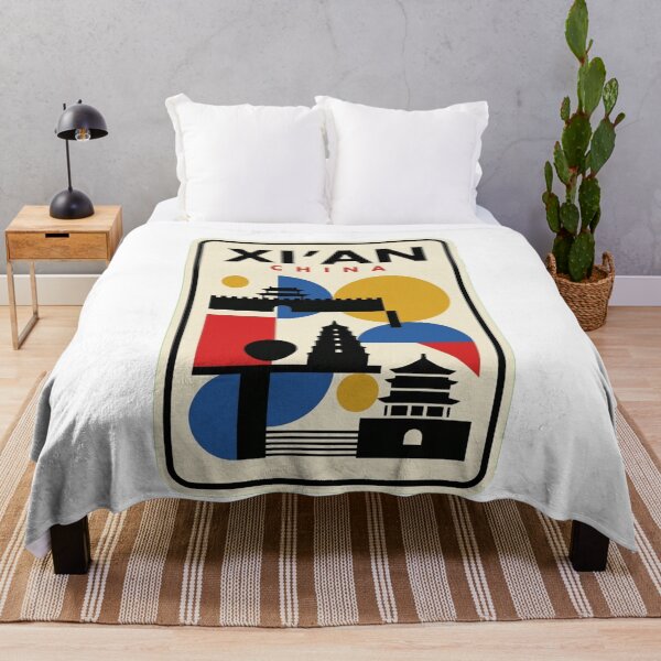 Item preview, Retro Xi'An Bauhaus Geometric Skyline designed and sold by k3rstman1.