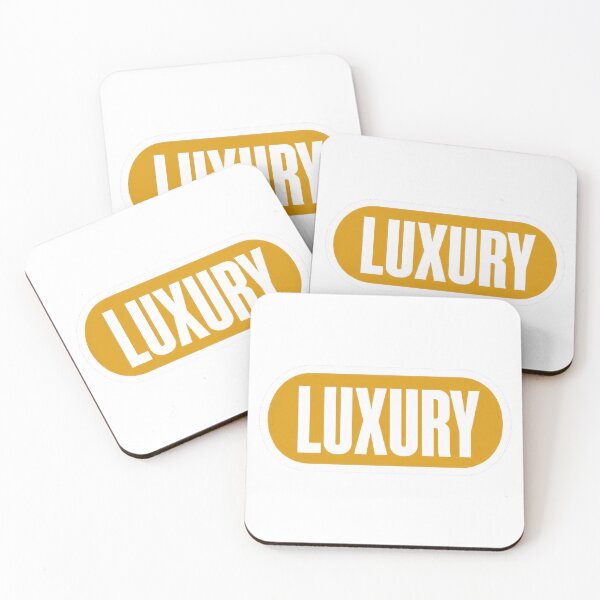 Item preview, Luxury Gold Bold Typography Sticker - Minimalist Gold & Black Design designed and sold by Venloomzy.