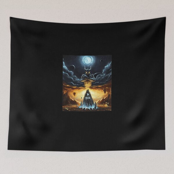 Item preview, Heavy Metal Demon Over Ancient Mountain Fantasy designed and sold by GabrielAllen.