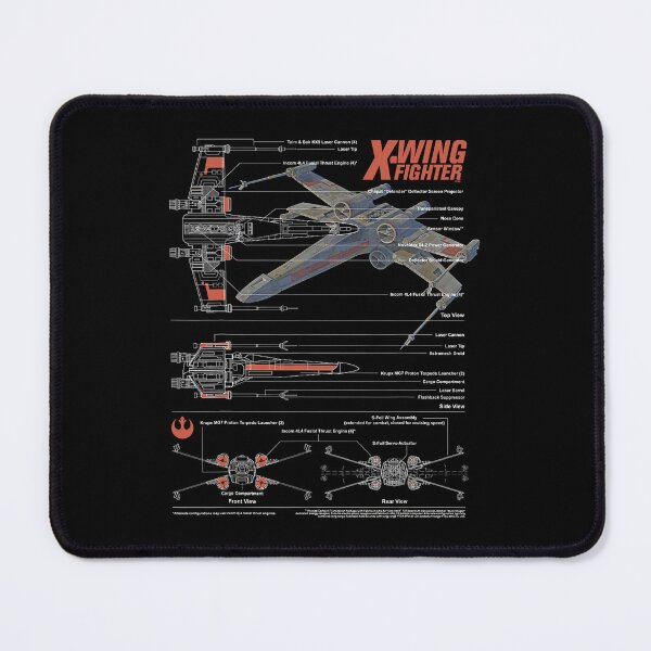 Item preview, X-Wing Fighter Schematic Blueprint Rebel Pilot Collectible designed and sold by thefirstbroo.