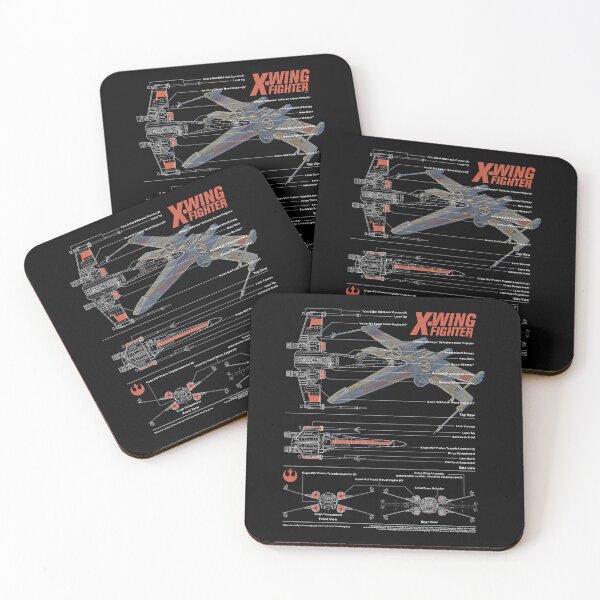 Item preview, X-Wing Fighter Schematic Blueprint Rebel Pilot Collectible designed and sold by thefirstbroo.