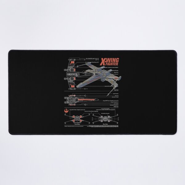 Item preview, X-Wing Fighter Schematic Blueprint Rebel Pilot Collectible designed and sold by thefirstbroo.