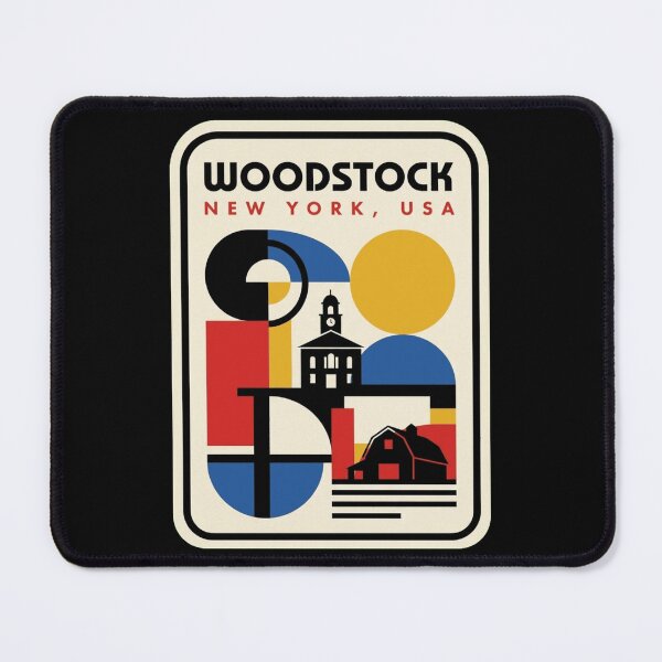 Item preview, Retro Woodstock Bauhaus Geometric Skyline designed and sold by k3rstman1.