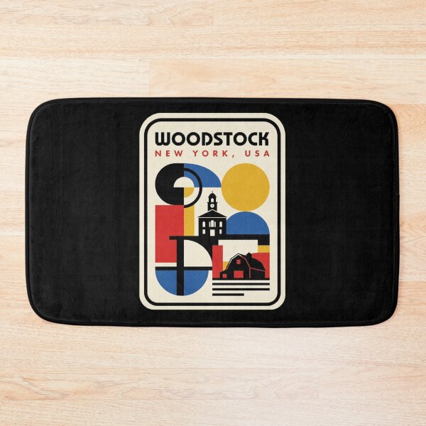 Item preview, Retro Woodstock Bauhaus Geometric Skyline designed and sold by k3rstman1.