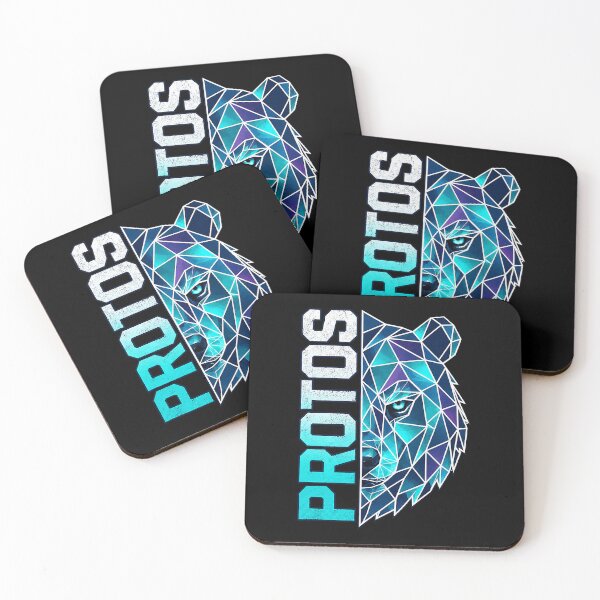 Item preview, Protos School Spirit Geometric Bear Mascot designed and sold by OddPopARt.
