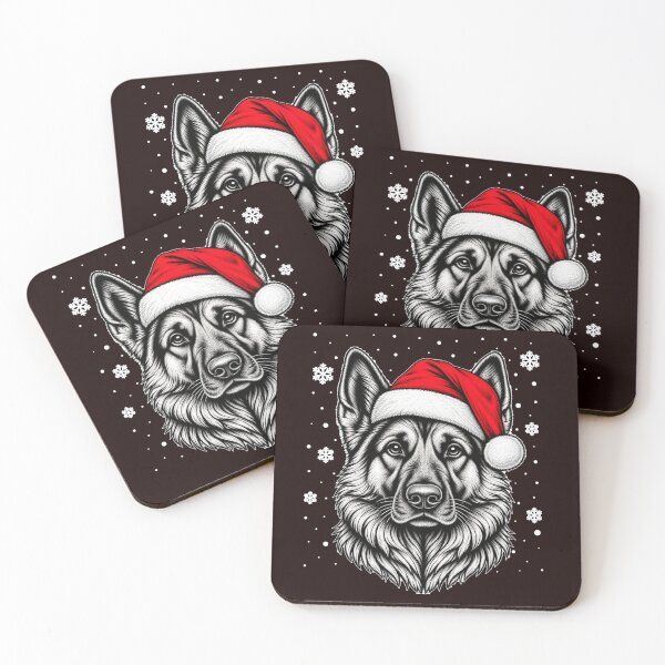 Item preview, German Shepherd Santa Hat Christmas Xmas designed and sold by JolinChinn.