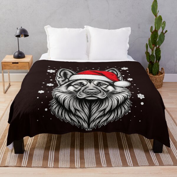 Item preview, German Shepherd Santa Hat Christmas Xmas designed and sold by JolinChinn.