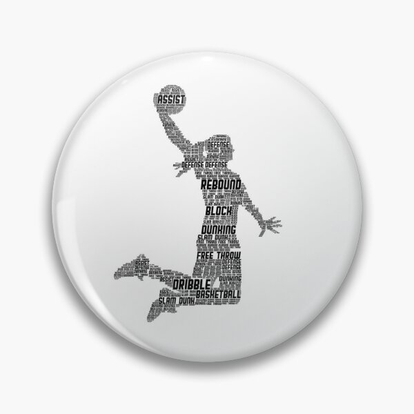 Item preview, Basketball Girl Typography Silhouette Basketball Player designed and sold by Beanimilki.