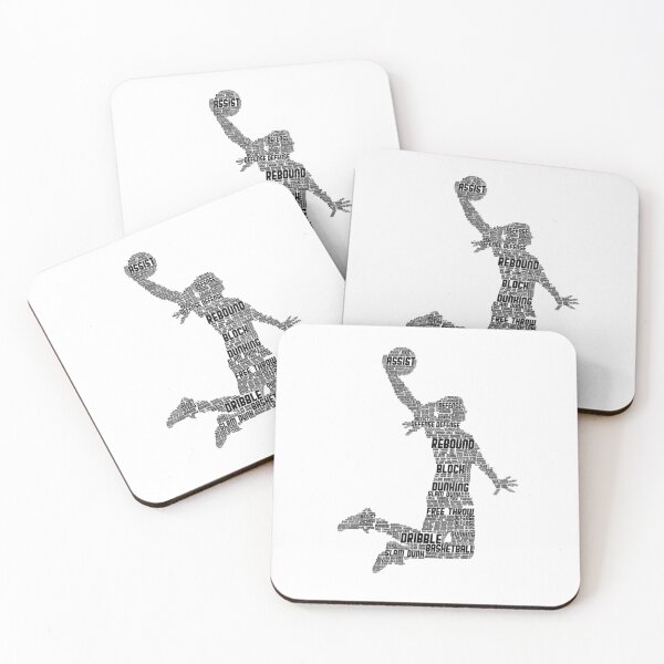 Item preview, Basketball Girl Typography Silhouette Basketball Player designed and sold by Beanimilki.