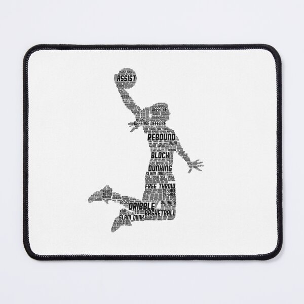 Item preview, Basketball Girl Typography Silhouette Basketball Player designed and sold by Beanimilki.