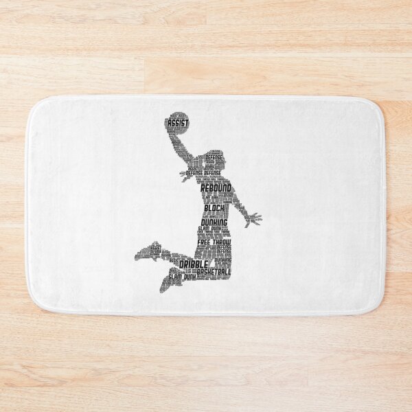 Artikelvorschau, Basketballspielerin Typografie Silhouette Basketballspielerin entworfen und verkauft von Beanimilki.