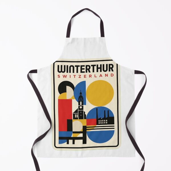 Item preview, Retro Winterthur Bauhaus Geometric Skyline designed and sold by k3rstman1.