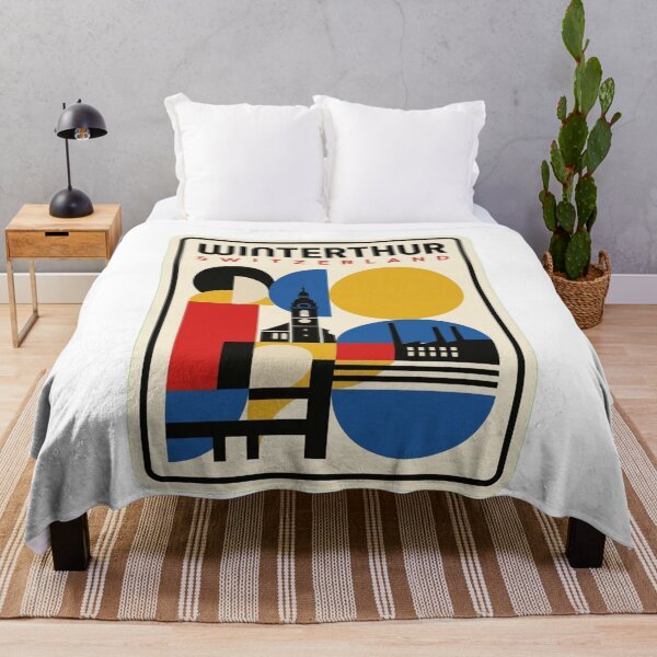 Item preview, Retro Winterthur Bauhaus Geometric Skyline designed and sold by k3rstman1.