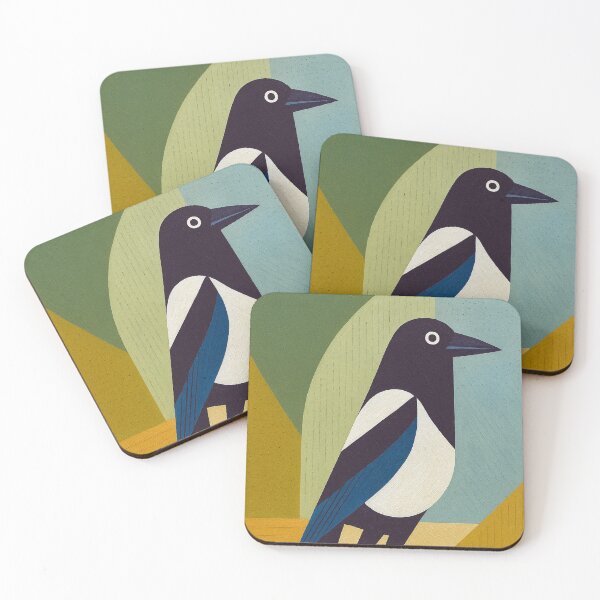 Item preview, Magpie bird - a Geometric illustration. designed and sold by GalleryKauffeld.
