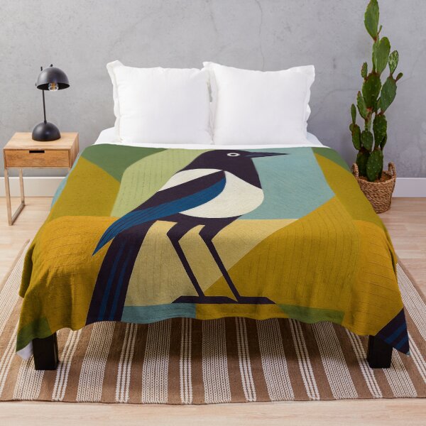 Item preview, Magpie bird - a Geometric illustration. designed and sold by GalleryKauffeld.