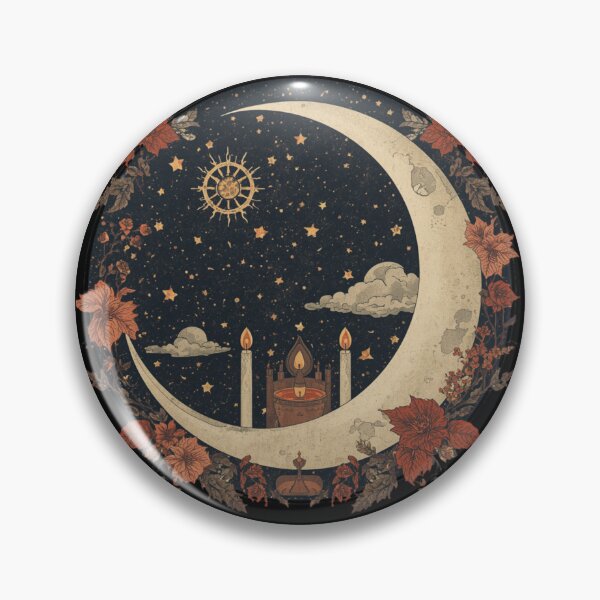 Item preview, Celestial Witch Gothic Moon designed and sold by ChicTrendz.