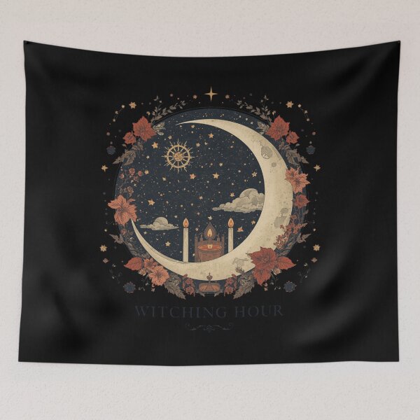 Item preview, Celestial Witch Gothic Moon designed and sold by ChicTrendz.