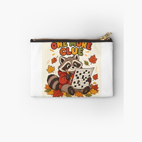 Item preview, One More Clue – Cozy Raccoon Crossword designed and sold by SAS-Designer.
