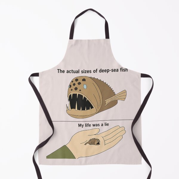 Item preview, The Actual Sizes Of Deep-Sea Fish designed and sold by ZadehsiGG.