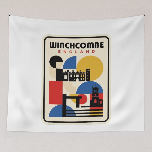 Item preview, Retro Winchcombe Bauhaus Geometric Skyline designed and sold by k3rstman1.