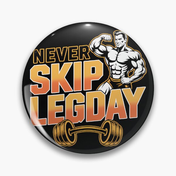Item preview, Never Skip Legday – Funny Gym Bodybuilding Workout Design designed and sold by LoFizzy.